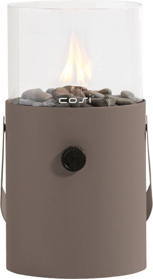 Cosi scoop Original Clay Gaslantaarn Unieke sfeermaker Voor binnen en buiten Brand 5 tot 6 uur op een gascartouche