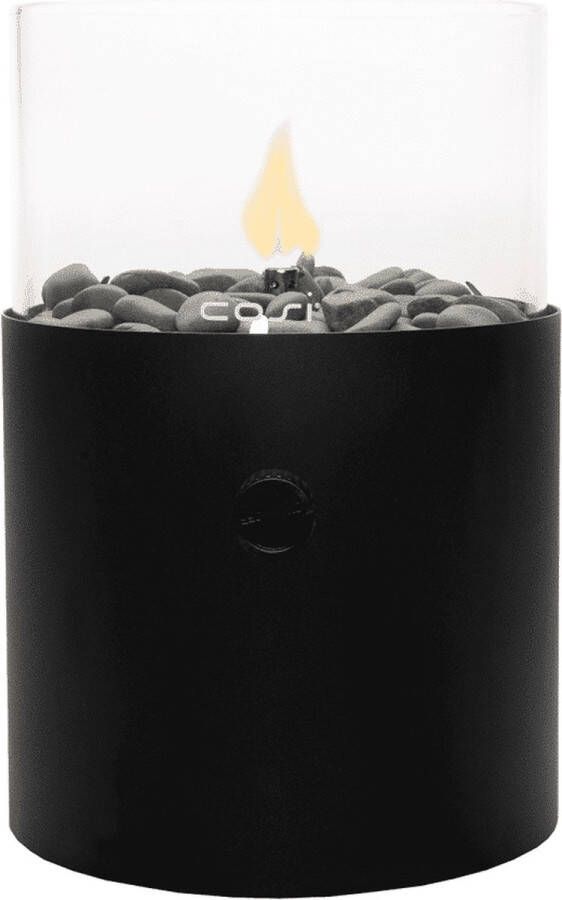 Cosi scoop XL Black Gaslantaarn Unieke sfeermaker Voor binnen en buiten Brand 5 tot 6 uur op een gascartouche