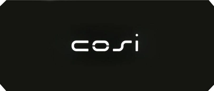 Cosi table plate straight black Beschermplaat voor boven glasset