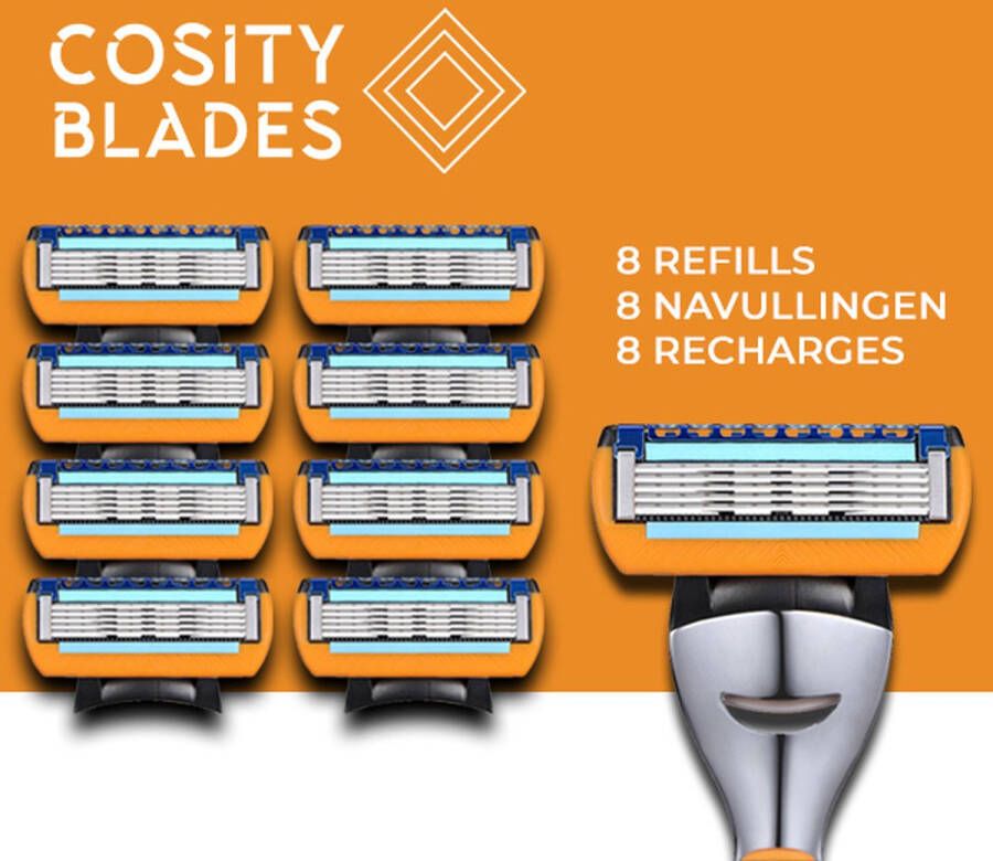 Cosity Blades Universele scheermes – Geschikt voor Gillette Mach 3 – 3 blade – 20 stuks