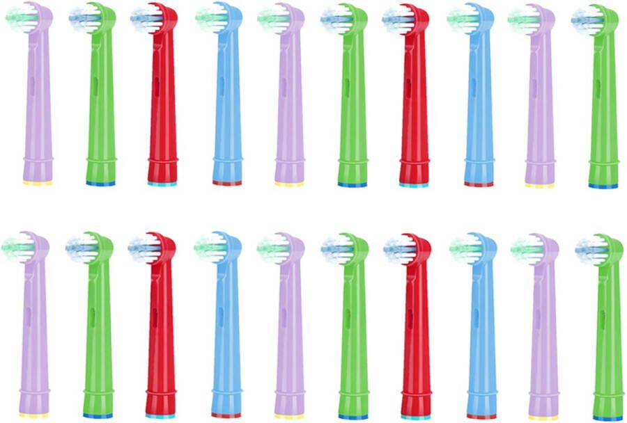 Cosity Universele opzetborstels Geschikt voor Oral-B 20 stuks voor Volwassenen en Kinderen Soft