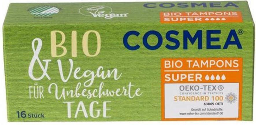 Cosmea Bio Tampons Super 16 stuks Super