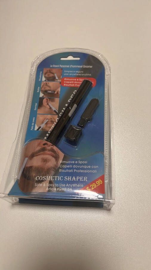 Cosmetic shaper 2 in 1 Neus en Wenkbrauw Trimmer – Wenkbrauw Scheermesje -Wenkbrauw Trimmer Epileren Eyebrow Dames en Heren – Draadloos – Neus en Oren Finisher – Grooming – Persoonlijke verzorging kerstcadeau