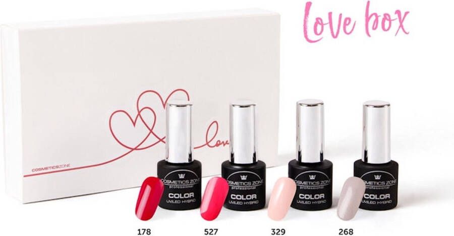 Dermarolling Cosmetics Zone LOVE Box 4 kleuren