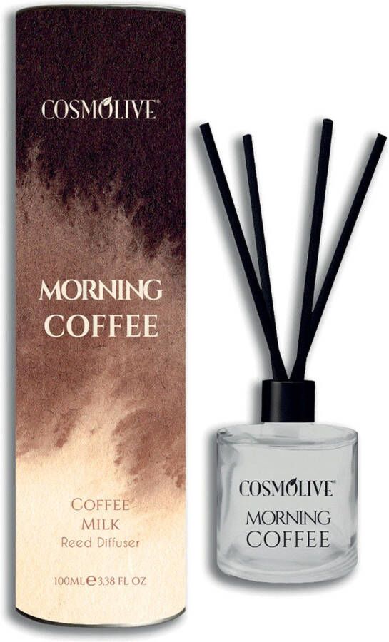 Cosmolive Morning Coffee Kamerparfum met bamboestokjes 100 ml