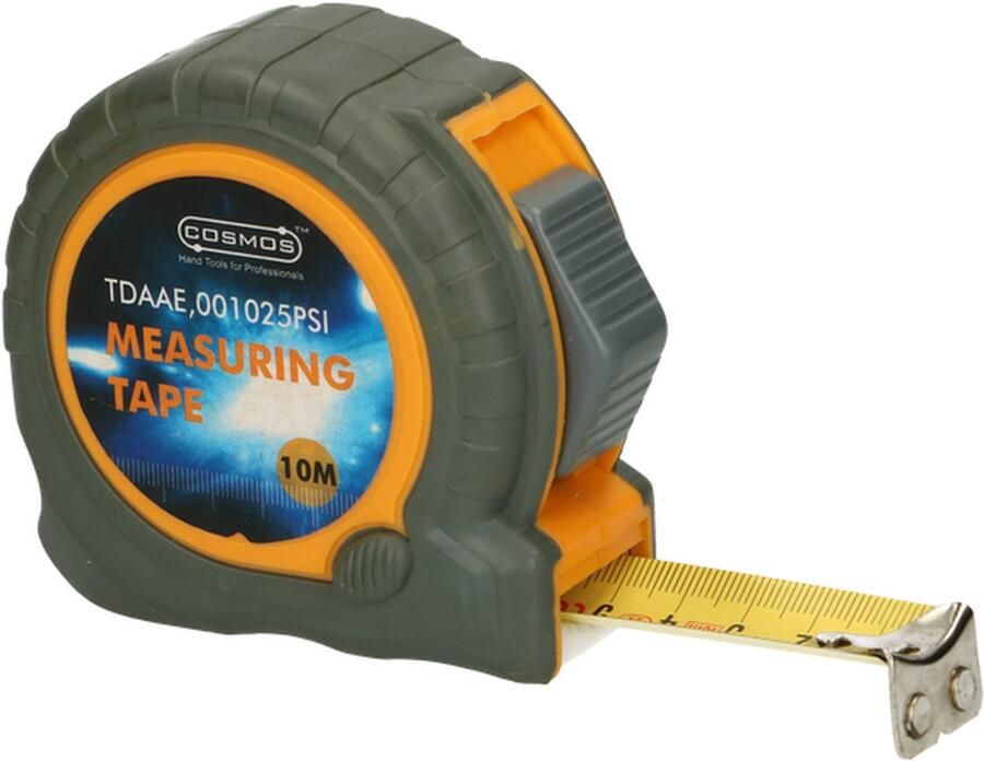 COSMOS meetlint rolmaat 10 m met magnetische haak per stuk