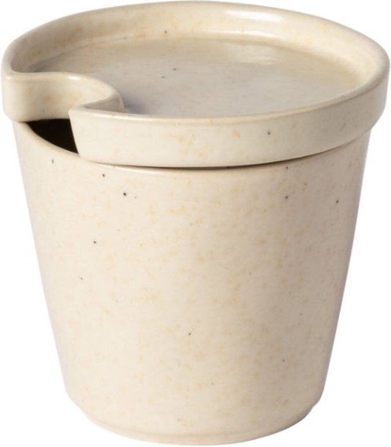 Costa Nova & Casafina Suikerpotje met deksel 'Lagoa' (Crème 170ml)