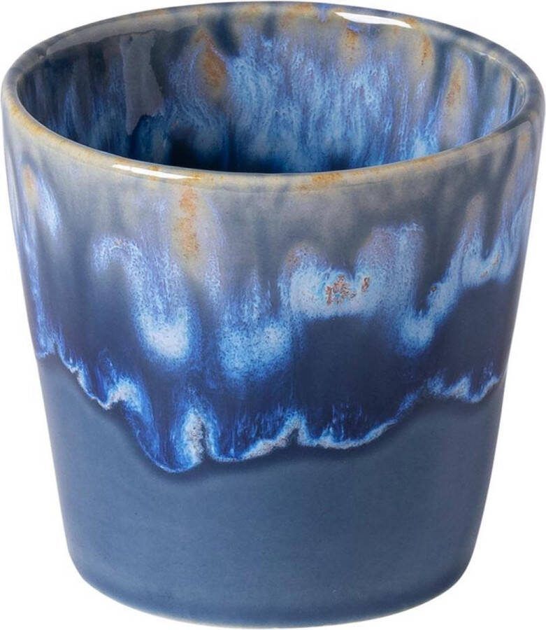 Costa Nova & Casafina Costa Nova Kop Grespresso Lungo 21cl Aardewerk Denim 8cmxH7 5cm 8 stuks