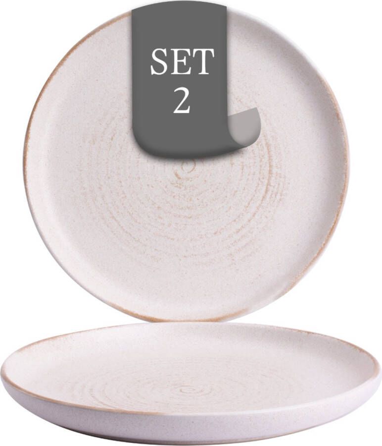 Costa Nova Bord Vermont 27 cm Offwhite Stoneware 2 stuk(s)