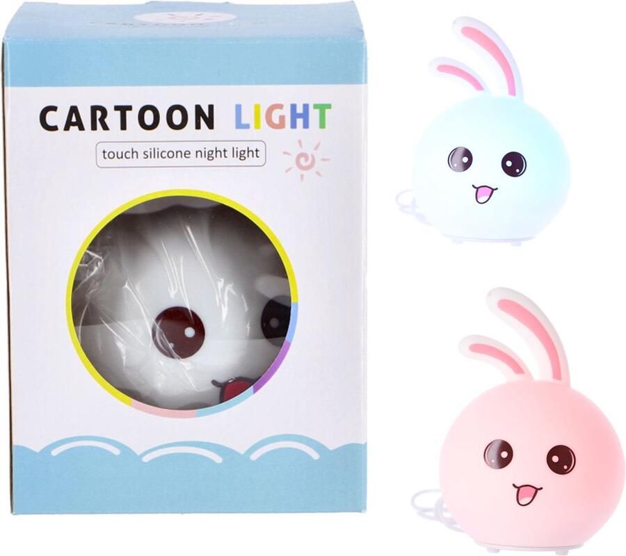 Costco Konijn slaapkamer nachtlampje USB oplaadbaar Verschillende lichteffecten 15 cm groot