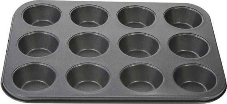 Cosy&Trendy CO&TR BAKVORM 12 MUFFINS 25 7X19 7CM VORMPJES D6.5XH2CM SET VAN 6 STUKS