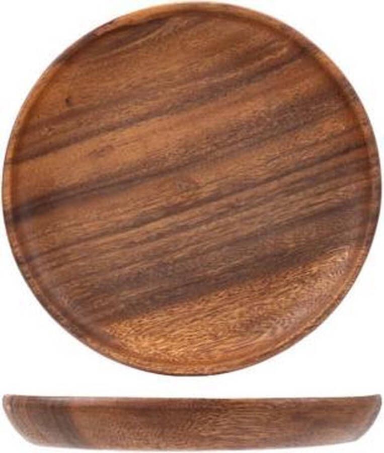 Cosy&Trendy Acacia Houten Schaaltje Rond 20x2.5cm
