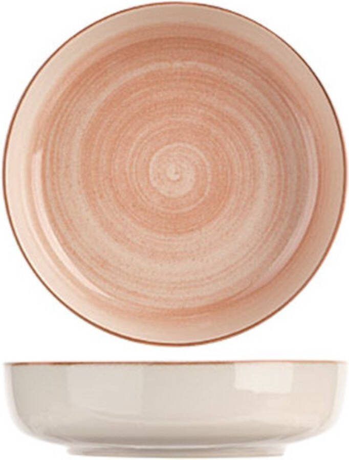 Cosy & Trendy Diepe Borden Pastaborden Baltic Peach ø 18 cm 6 stuks