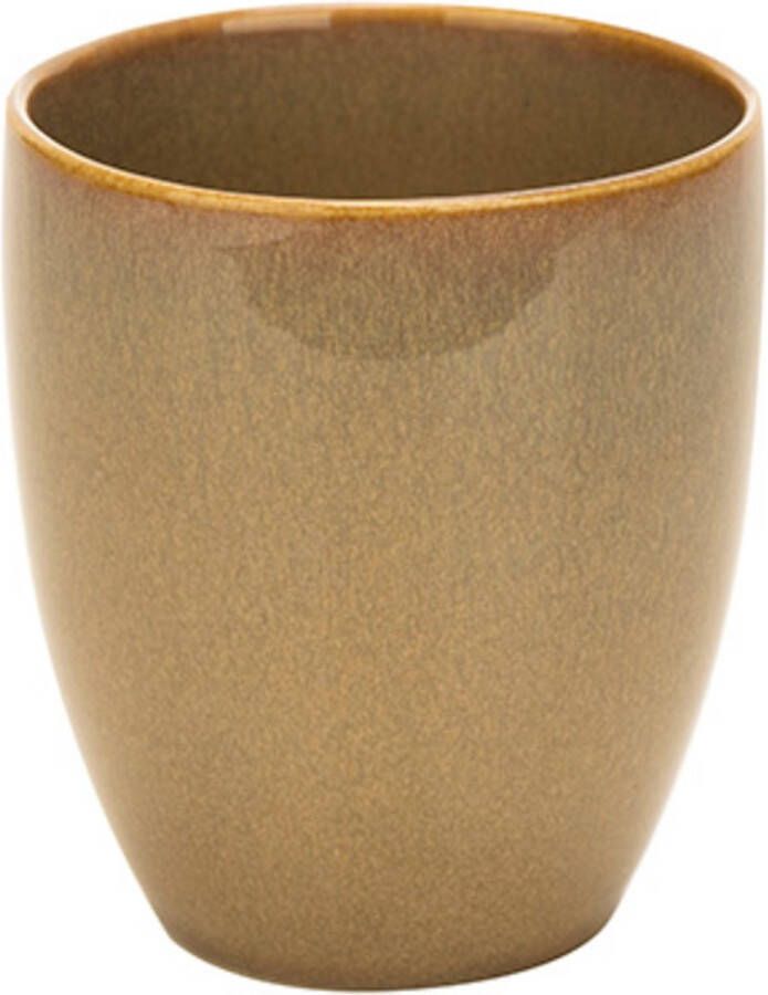 Cosy&Trendy Beker zonder oor 30cl dia.8 5H10 5cm Bloom olive