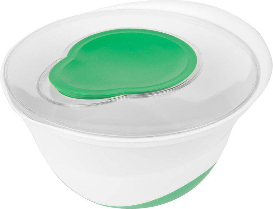 Cosy&Trendy Cosy & Trendy Beslagkom Mengkom Fresco Wit Groen 2.3 Liter