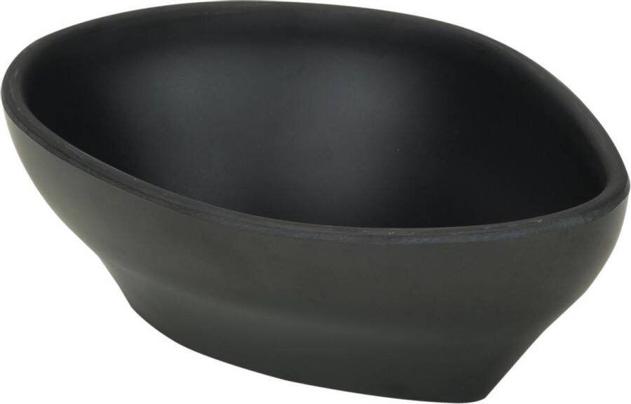 Cosy&Trendy COSY & TRENDY BLACKSTONE UNBREAKABLE SCHAAL 14.6x10.4 H6cm ZWART