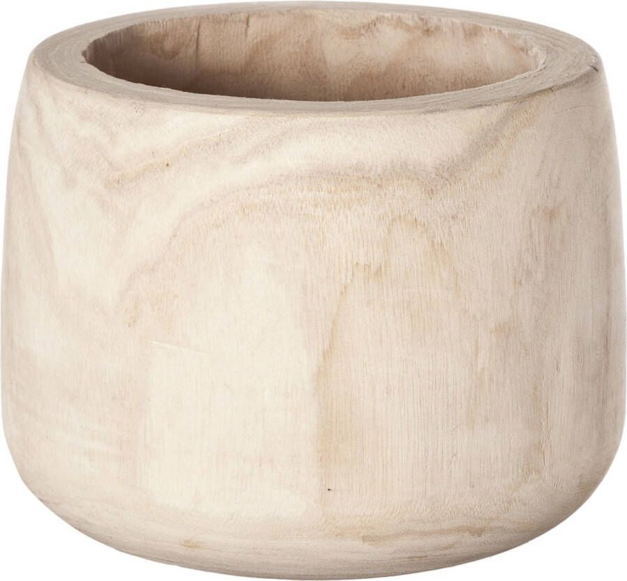 Cosy&Trendy Cosy & Trendy Bloempot hout 22 x 17 cm Plantenpotten voor kamerplanten en kunstplanten