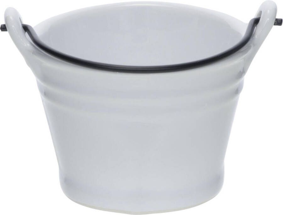 Cosy&Trendy Bucket White Mini Emmer Ø 7.8 x 5.5 cm
