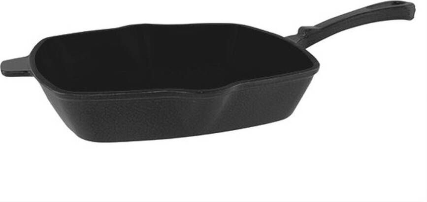 Cosy&Trendy Castard Grill Pan Mat Black 28.5x42.5xh7.2cm Cast Iron