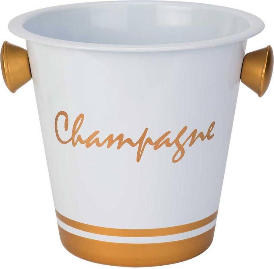 Cosy&Trendy Champagne ijsemmer wit goud Ø 20 cm