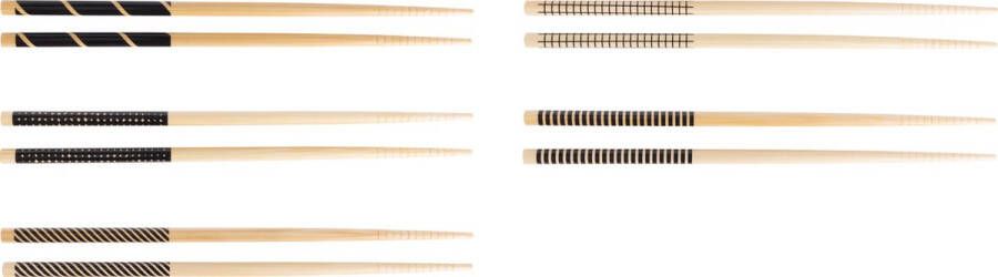 Cosy&Trendy Chopsticks zwart 22 5 cm (set-5 paar)