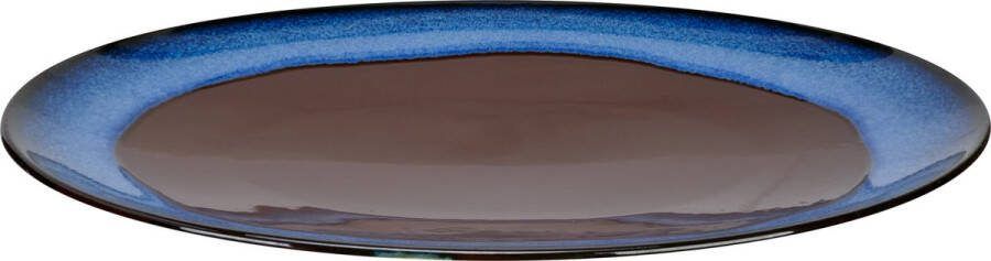Cosy&Trendy COSY & RUSTICA BORD OVAAL 24 X 17 CM set van 4 borden