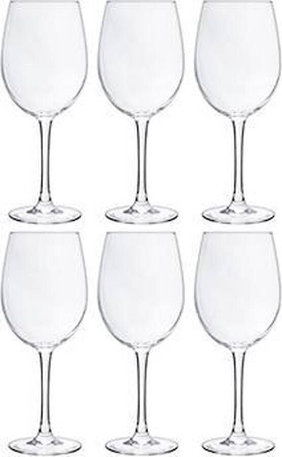 Cosy & Trendy Cosy Moments witte wijnglas 36 cl set van 6