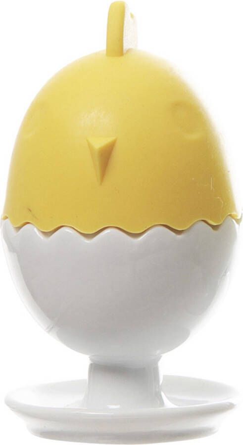 Cosy&Trendy Eierdopje van porselein multi-kleur 6 cm Houders voor gekookte eieren Ontbijt en lunch Pasen tafeldecoratie
