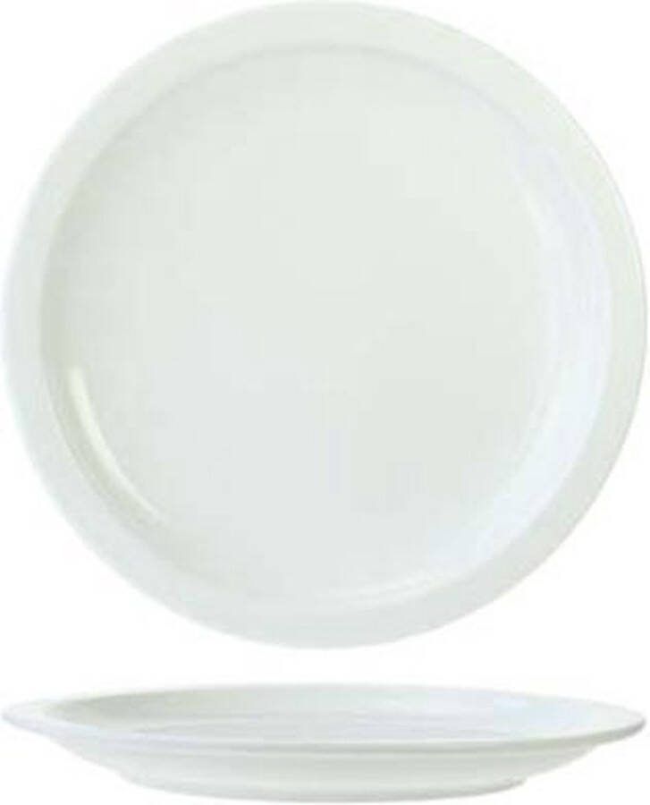 Cosy&Trendy Everyday Plat bord Set-6 Wit 27cm
