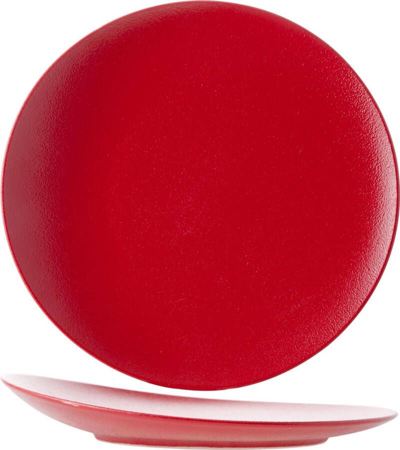 Cosy&Trendy For Professionals Dazzle Red Plat Bord Ø 27 cm