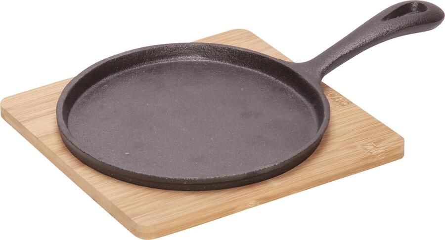 Cosy&Trendy Gietijzer Pan Op Plankje Ø 18 cm
