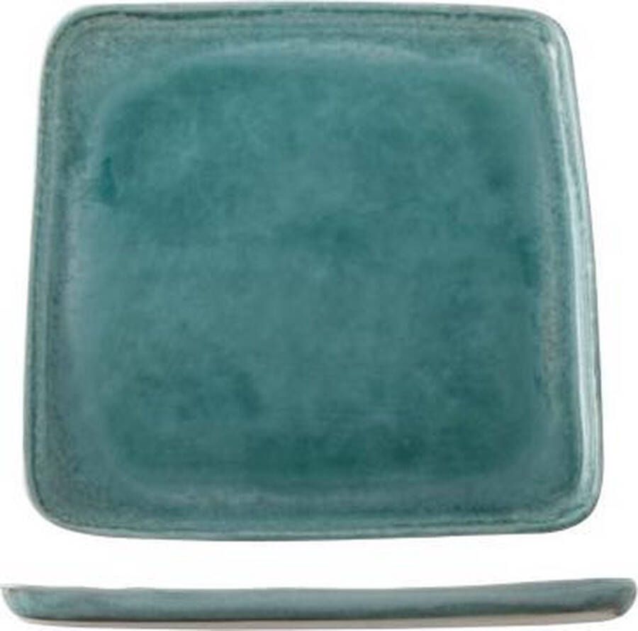 Cosy&Trendy ISABEAU PLAT BORD 27.5X27.5CM vierkant 4 stuks Cosy en Trendy