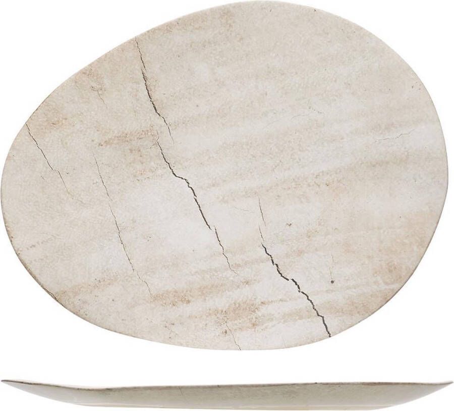 Cosy&Trendy Lithos Oval Plate 31.8x25xh2cm