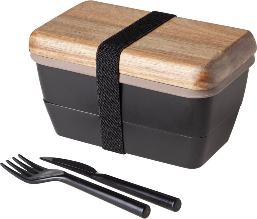 Cosy&Trendy Lunchbox Met Bestek 15.5 cm x 9 cm
