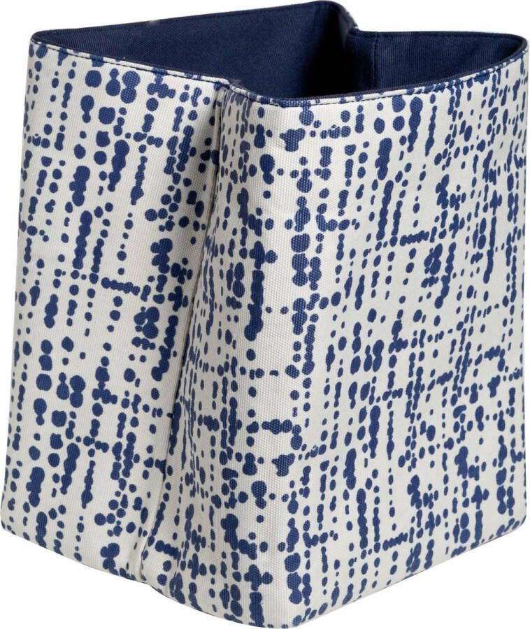 Cosy&Trendy Cosy & Trendy Mand Magic Fabric 23 cm x 23 cm x 23 cm Wit-Blauw