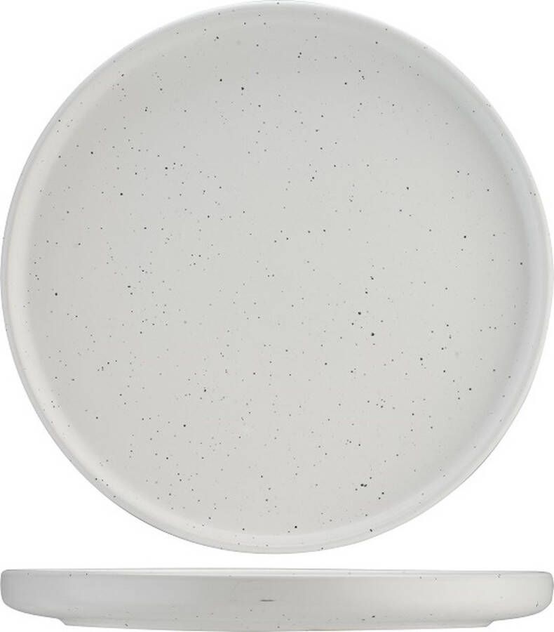 Cosy Trendy Cosy & Trendy Ontbijtbord Punto White ø 21 cm