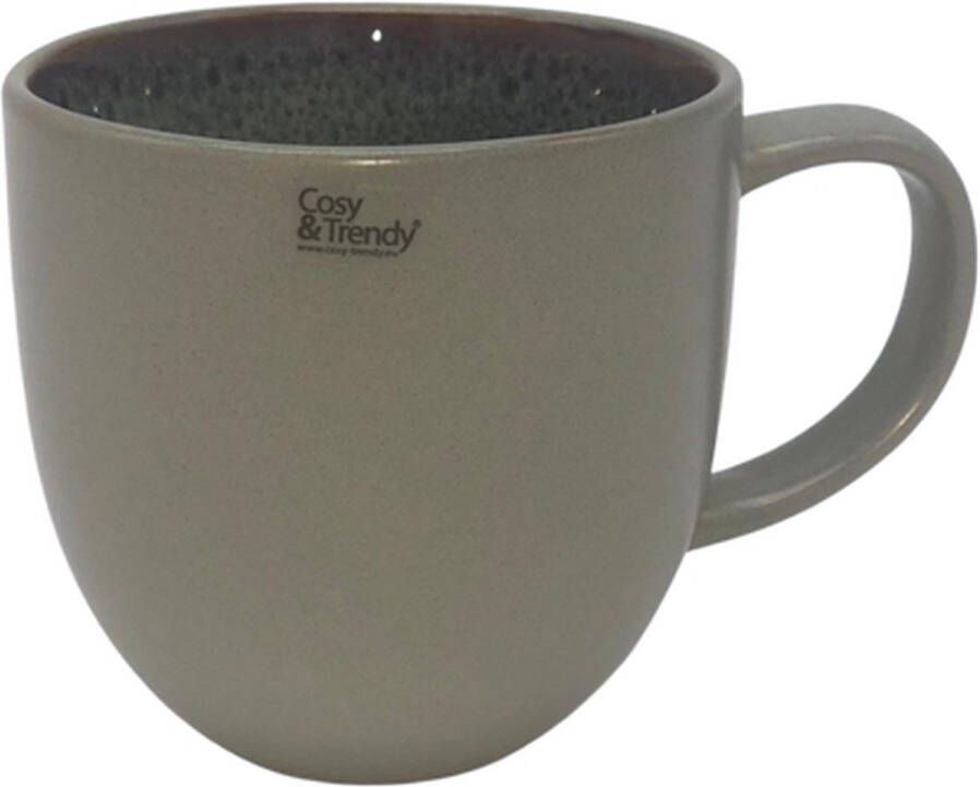 Cosy & Trendy Koffiemokken Onna Sand-Green 340 ml 6 Stuks