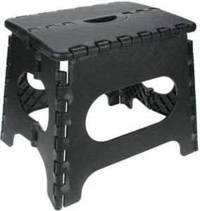 Cosy&Trendy Opstapje Zwart Pp Plooibaar-capaciteit 150kg