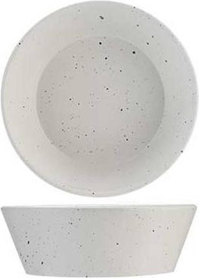 Cosy&Trendy Punto White kom Ø 15 5 x 5 cm Set-6