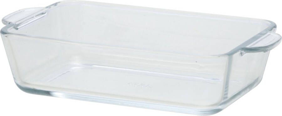 Cosy&Trendy Rechthoekige glazen kleine ovenschaal 500 ml 16 x 11 x 4 5 cm Ovenschotel schalen Serveerschalen