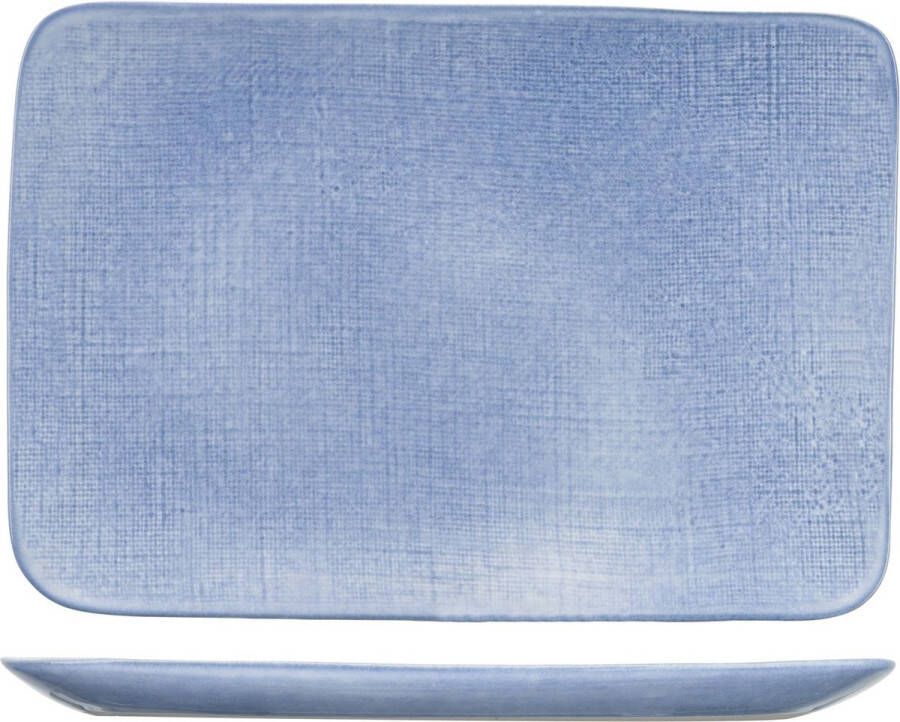 Cosy&Trendy Sajet Blue Plat Bord 29 8x20 3cmrechtjoek