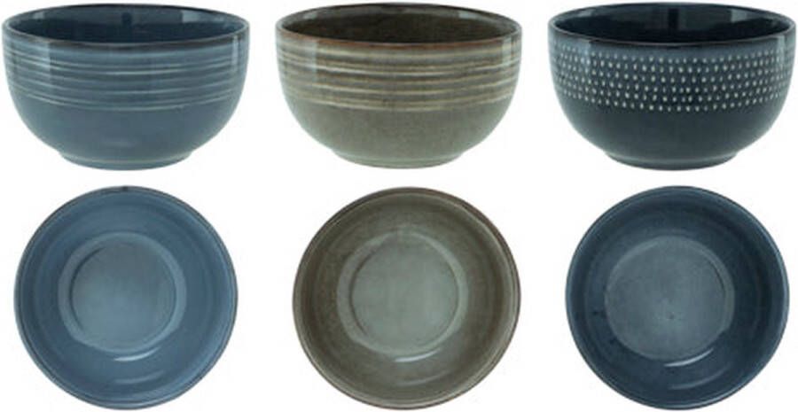 Cosy&Trendy Samos Bowl D14xh7 8cm 52cl 3 Ass