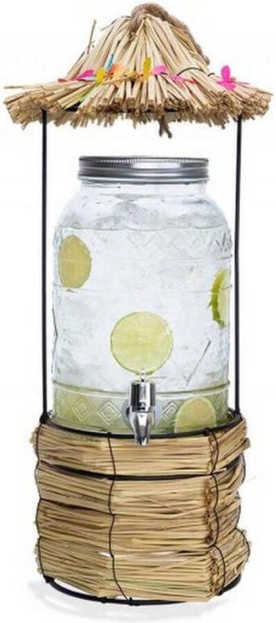 Cosy&Trendy Sapdispenser Tiki Hut 3 25 liter Glas