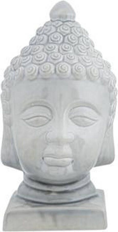 Cosy&Trendy Soft Grey Boeddha beeld Aardewerk 30 cm