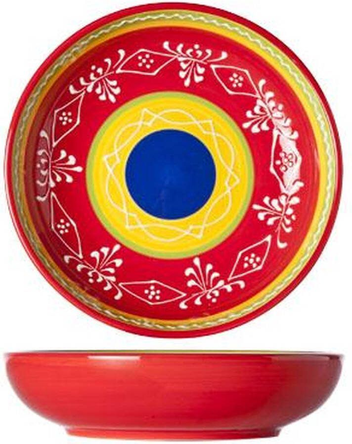 Cosy&Trendy SOMBRERO RED BORD D20XH5CM