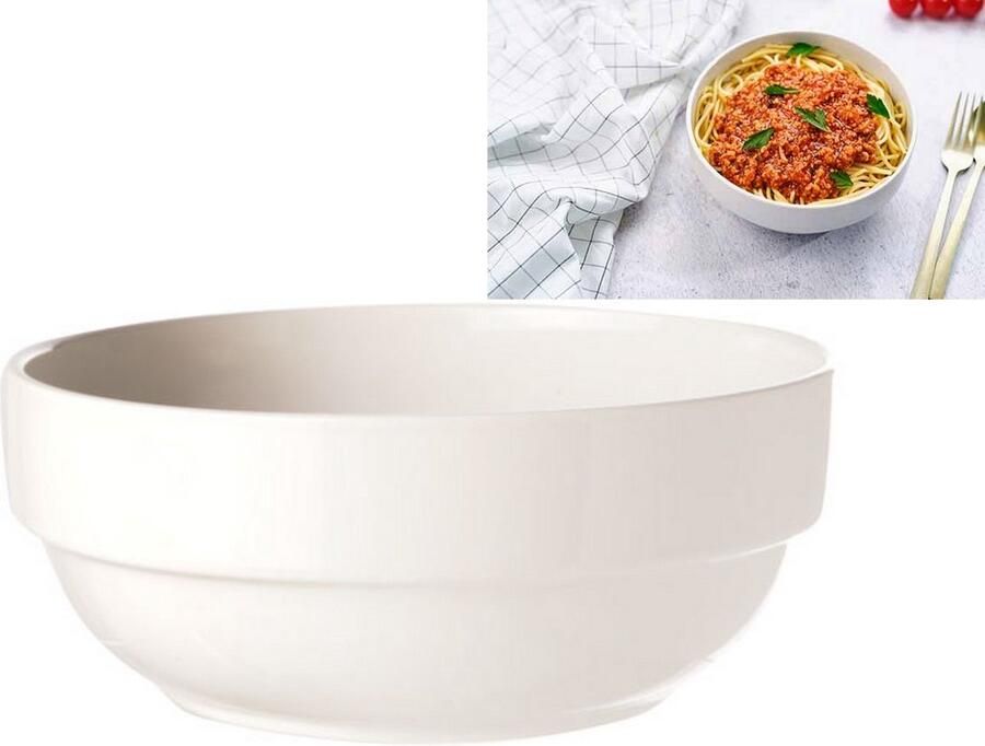 Cosy&Trendy SPAGHETTIKOMMETJE WIT D17 5XH7 5CM