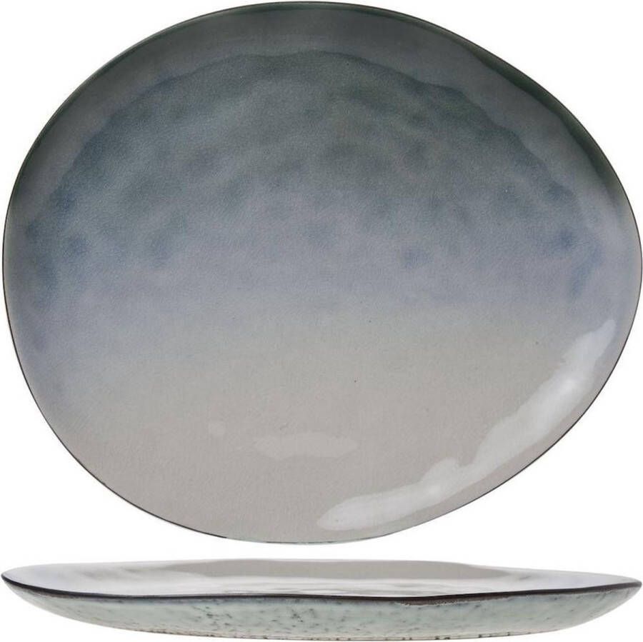 Cosy&Trendy Spiaggia Plat Bord Ovaal 27 cm x 23 cm Set-4