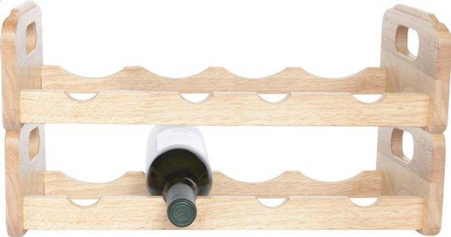 Cosy&Trendy Cosy & Trendy Stapelbaar Wijnrek 45 x 25 x 22 cm Hout 8 flessen