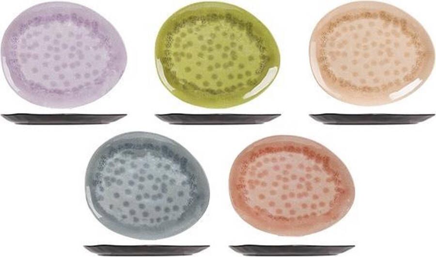 Cosy&Trendy Streetfood Go Plate Melamine 27.5x23cm 5 Stuks Assorted Colours