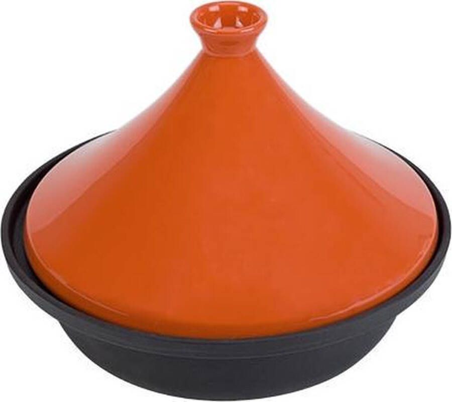 Cosy&Trendy Tajine Geschikt voor inductie Ø 30 cm Zwart Oranje